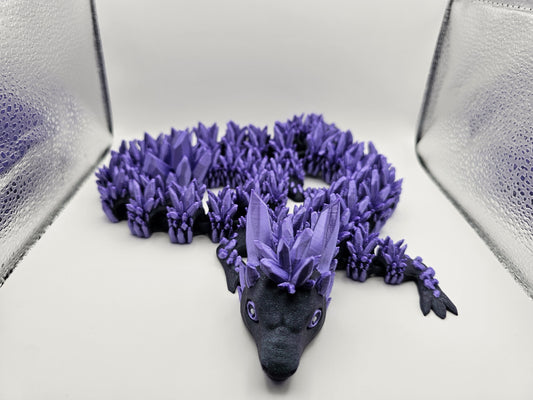 Amethyst Crystal Flexible Dragon