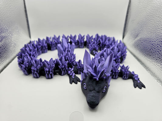 Amethyst Crystal Flexible Dragon