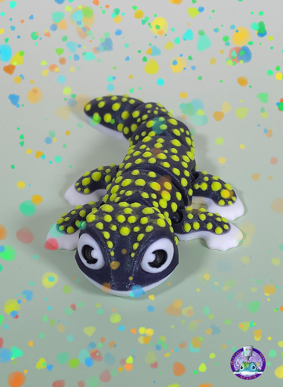 Gecko Stream Blue Lime spots